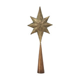 CCO - Creative Co-op Creative Co-op Embossed Metal Star Tree Topper - Little Miss Muffin Children & Home