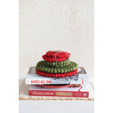 CCO - Creative Co-op Creative Co-op Handmade Wool Felt Coaster Set of 4 - Little Miss Muffin Children & Home