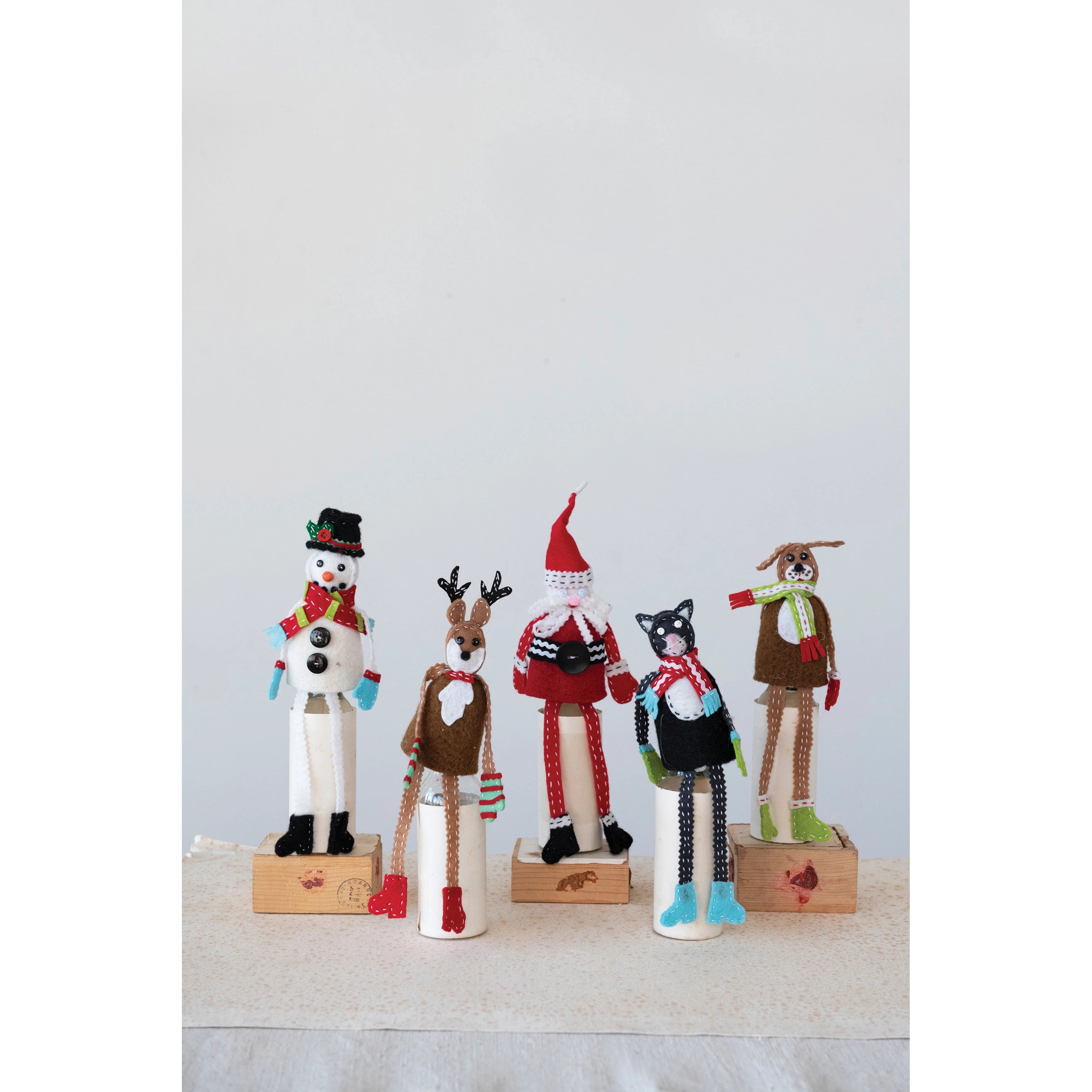 CCO - Creative Co-op Creative Co-op Santa Bottle Topper - Little Miss Muffin Children & Home