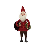 CCO - Creative Co-op Creative Co-op Wool Felt Santa w/ Wreath, Star, & Gift Sack - Little Miss Muffin Children & Home