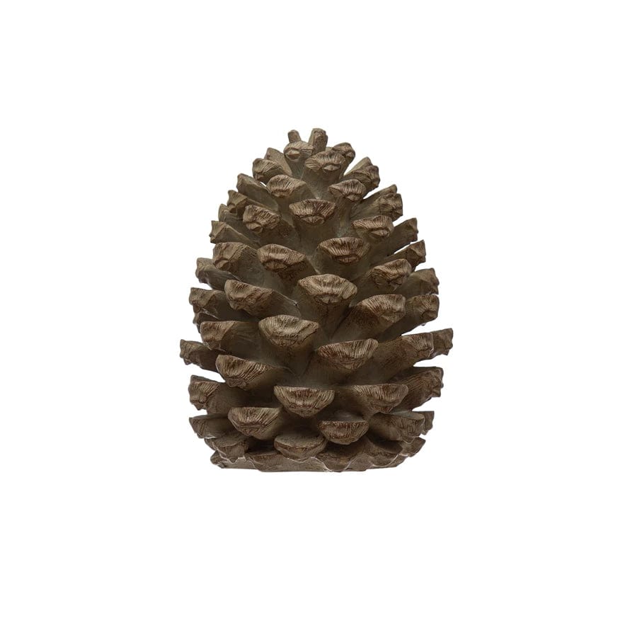CCO - Creative Co-op Creative Co-op Resin Pinecone - Little Miss Muffin Children & Home