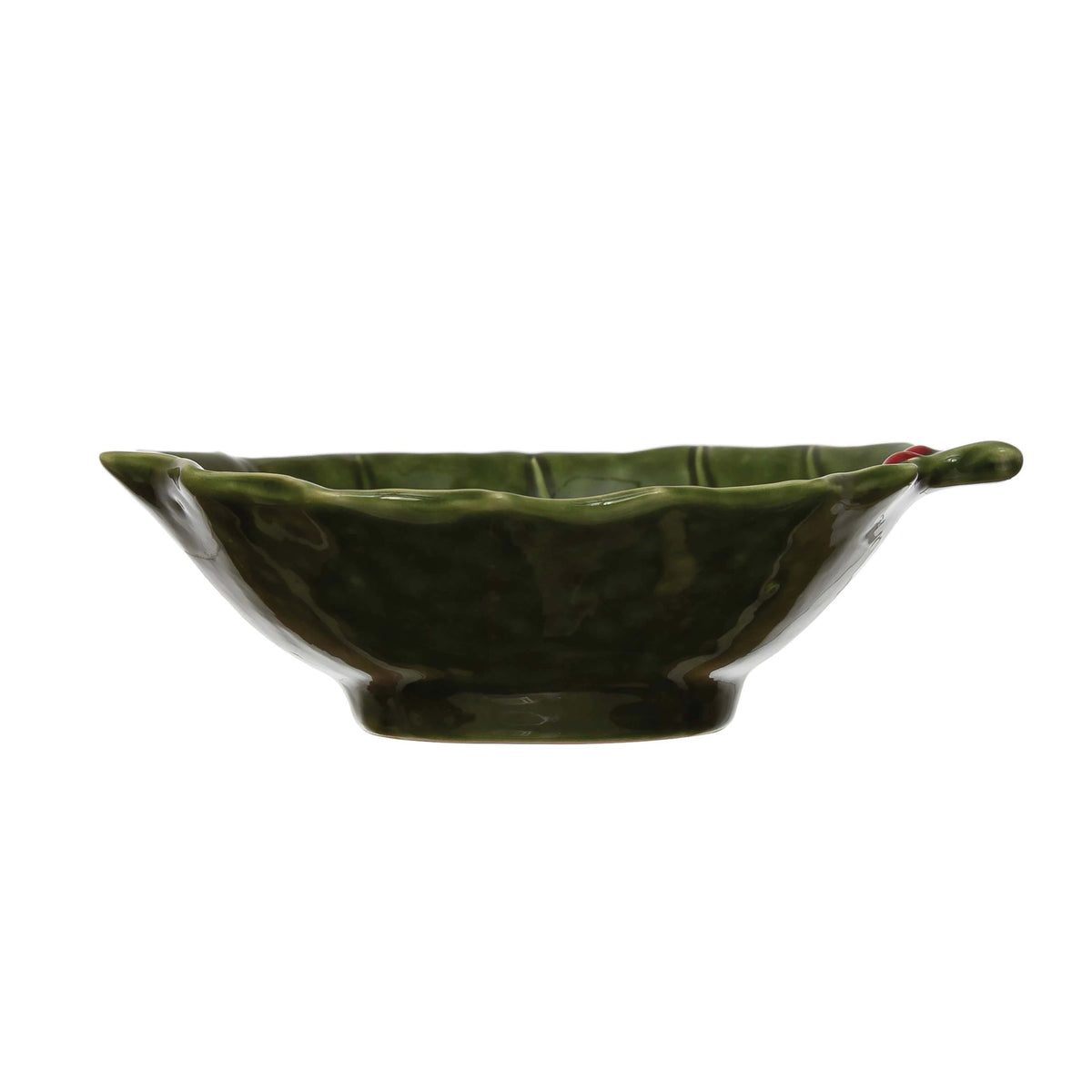 CCO - Creative Co-op Creative Co-op Stoneware Leaf Bowl - Little Miss Muffin Children & Home