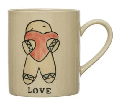 CCO - Creative Co-op Creative Co-op Holiday Icon Stoneware Mug - Little Miss Muffin Children & Home