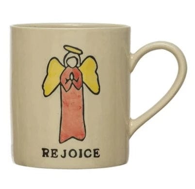CCO - Creative Co-op Creative Co-op Holiday Icon Stoneware Mug - Little Miss Muffin Children & Home