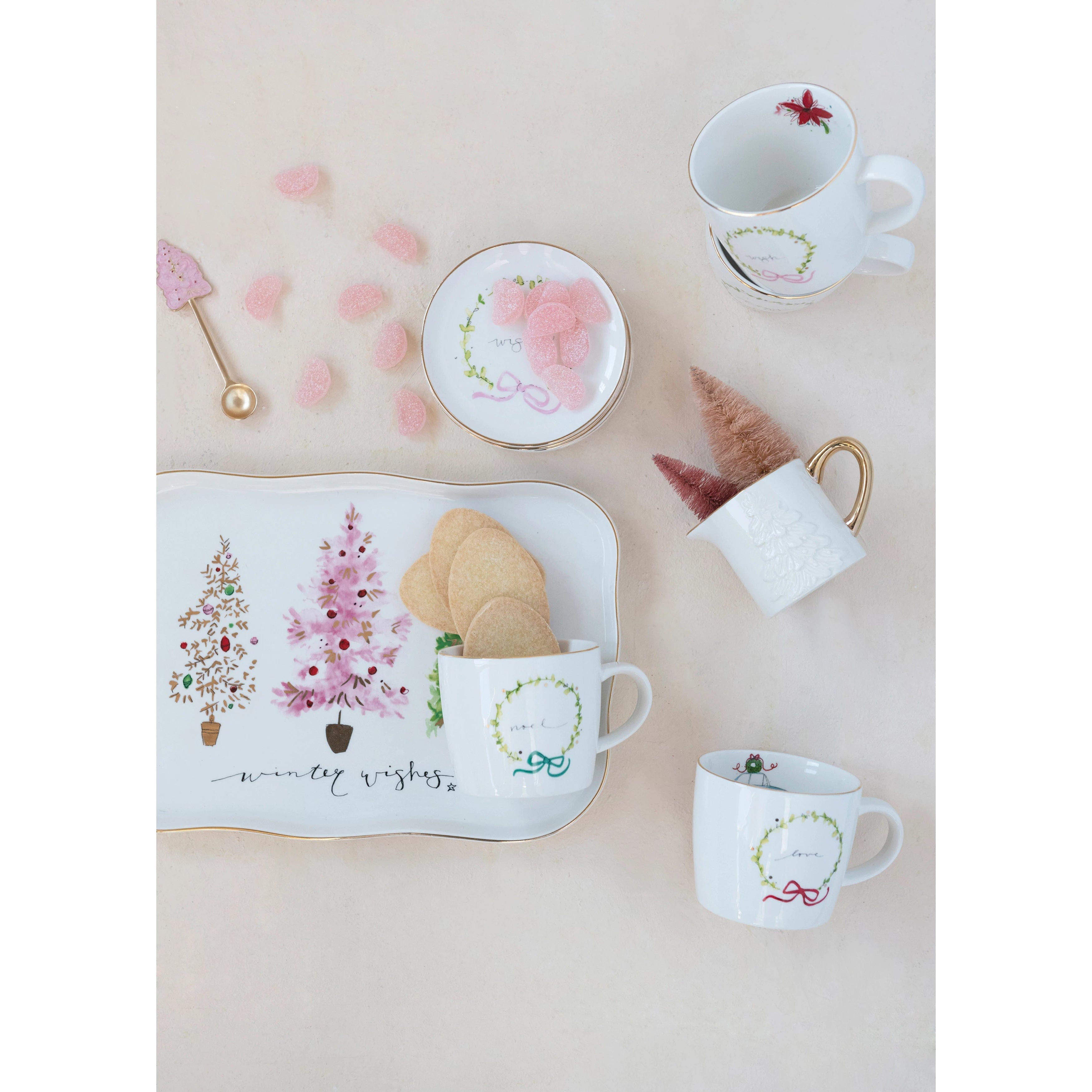 CCO - Creative Co-op Creative Co-op Embossed Stoneware Creamer - Little Miss Muffin Children & Home