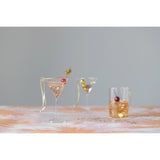 CCO - Creative Co-op Creative Co-op Glass Cocktail Ornament - Little Miss Muffin Children & Home
