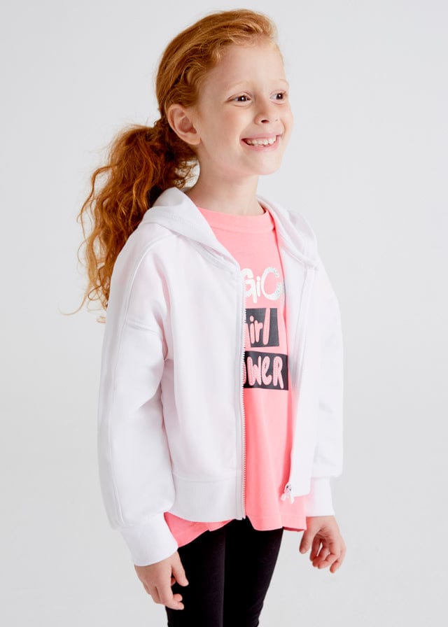 Mayoral Mayoral Zip-Up Hoodie for Girls - Little Miss Muffin Children & Home