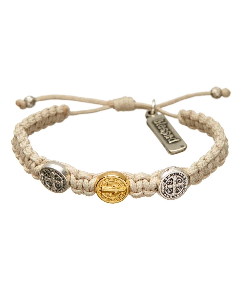 My Saint My Hero My Saint My Hero Blessing For Kids Benedictine Bracelet - Little Miss Muffin Children & Home